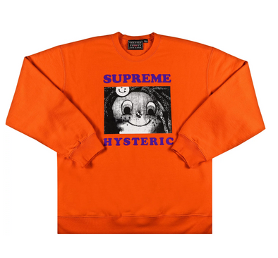 Supreme x Hysteric Glamour Crewneck 'Orange' SS21