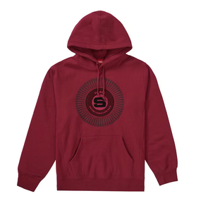 Supreme Chenille Applique Hooded Sweatshirt Dark Magenta SS20