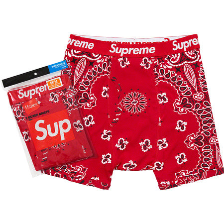 Supreme X Hanes Boxer Briefs (Assorted Colors)