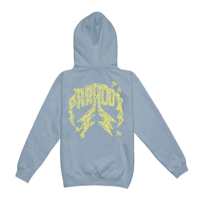 PRDX "QUICK SKETCH" LIGHTNING ARC LOGO (STONE BLUE)