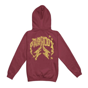 PRDX "QUICK SKETCH" LIGHTNING ARC LOGO (MAROON)