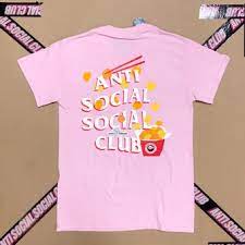 Anti Social Club Panda Express Pink Tee