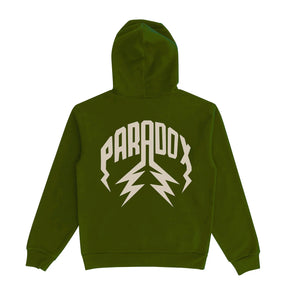 PARADOX "NEUTRAL TONE" LIGHTNING ARC Hoodie (OLIVE)