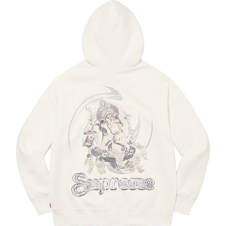 Supreme Brim Zip Up Hooded Sweatshirt (White) – GotEmKicks